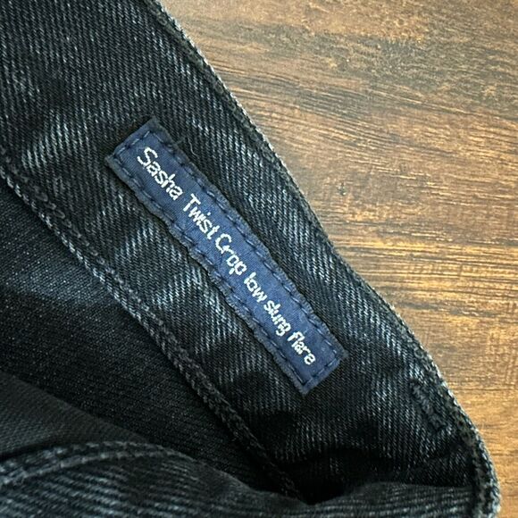 CITIZENS OF HUMANITY COH Sasha Twist Flare Crop Jeans Low Slung Flare - Picture 11 of 16